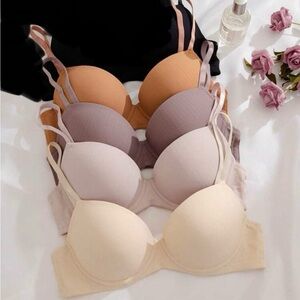 Elegant Women's Intimates Set - Tan, Cream, Orange, purple